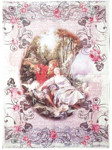 Полотенце льняное Пастораль