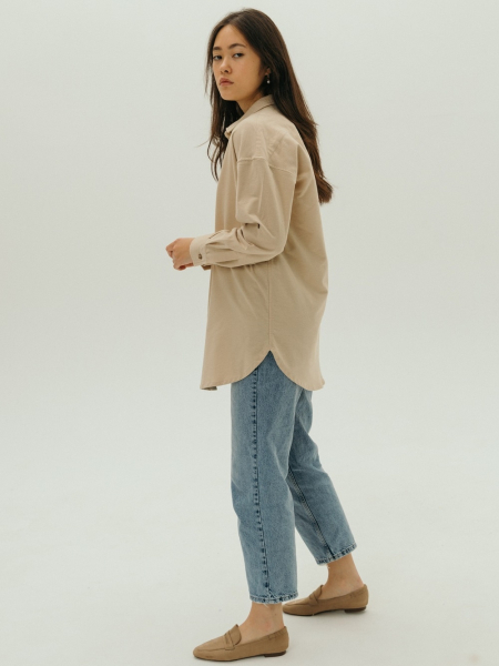 Рубашка flannel Celine natural