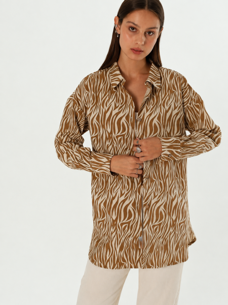 Рубашка Celine limited zebra