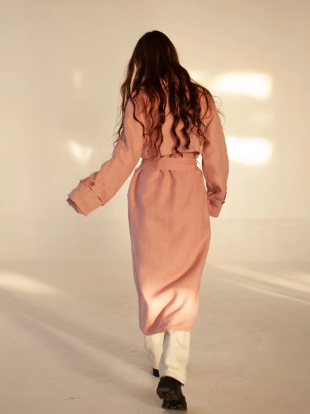 Тренч London dusty rose