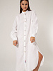 Платье-рубашка Demi white