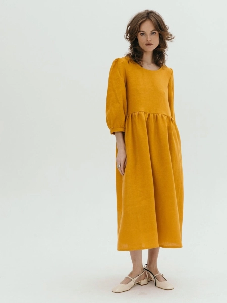 Платье Margo limited mustard