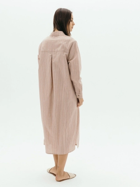 Платье-рубашка Fresh limited pink stripe