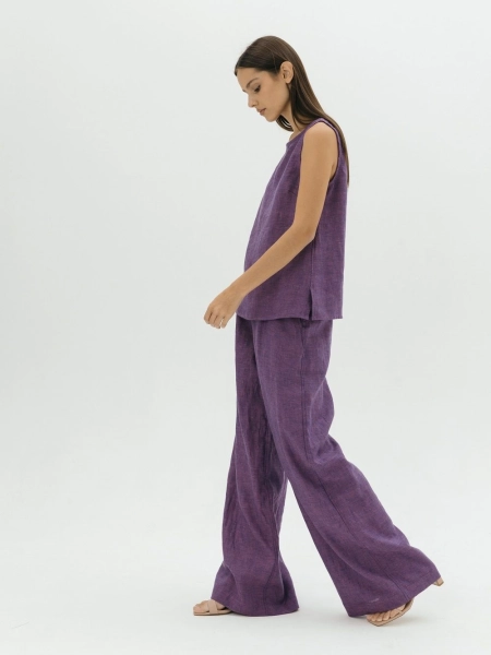 Топ Elle limited eggplant melange