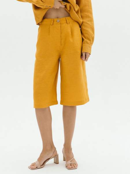 Шорты-бермуды Parisian limited mustard