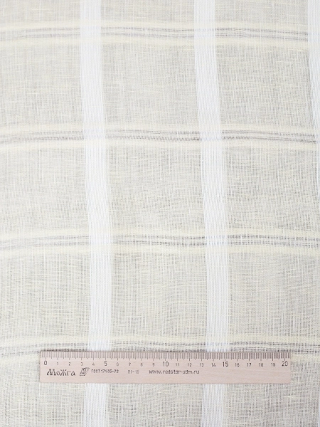 ОСТАТОК меньше метра Ткань лен Натуральный арт.370-33