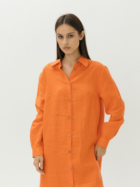 Платье-рубашка Fresh limited coral