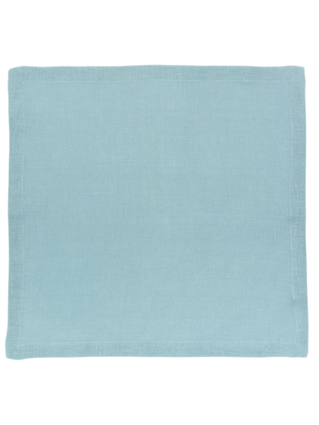 Салфетка льняная цвет бирюза