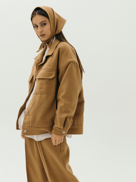 Косынка wool Istoki limited mustard