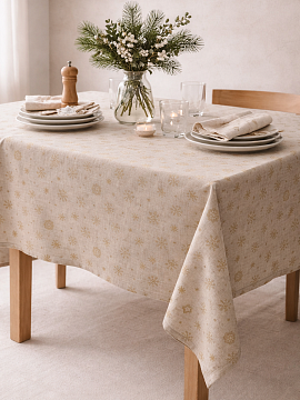 Скатерть льняная Метелица без салфеток