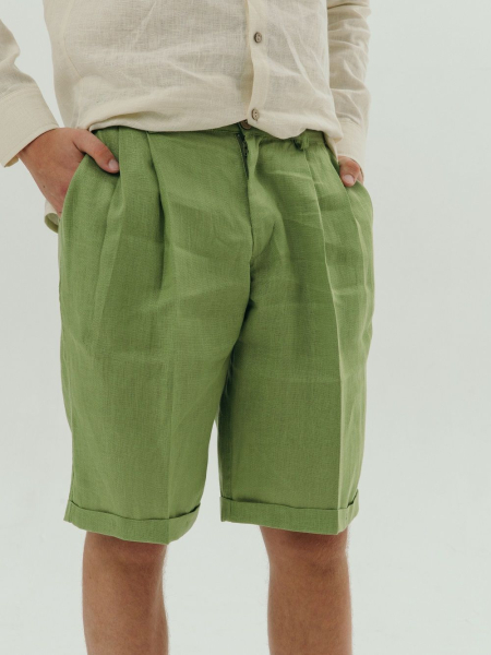 Шорты Wide limited lime