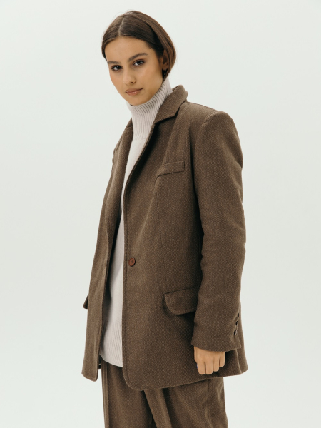 Жакет wool Parisian limited chocolate