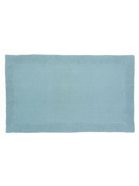 Плейсмат льняной цвет бирюза