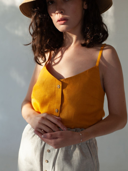 Топ женский Salerno limited mustard
