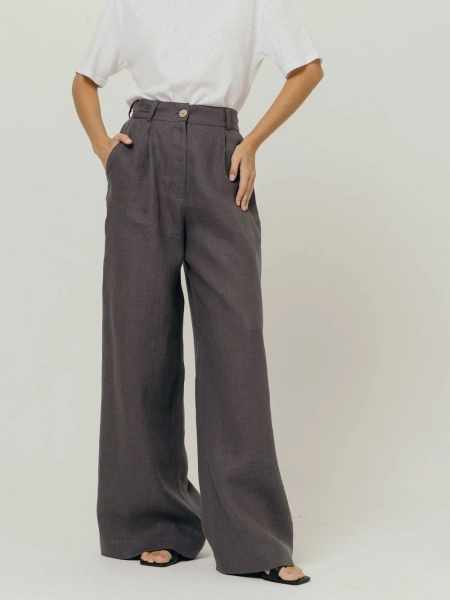 Брюки-палаццо Milan graphite