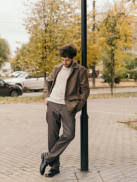 Брюки wool Rick limited chocolate