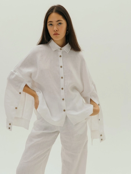 Рубашка Origami white