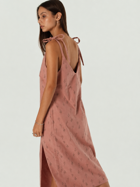 Сарафан flannel Rosemary limited dusty rose trees