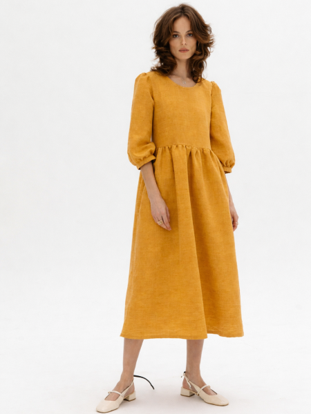 Платье Margo limited mustard