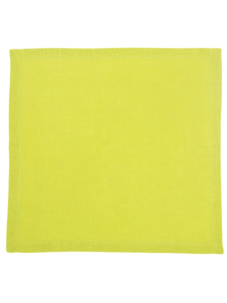Салфетка льняная цвет салатовый