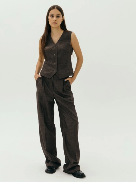Брюки wool Classy limited chocolate
