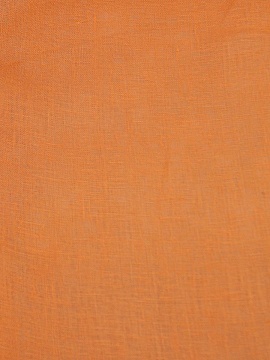 Ткань лен Оранжевый арт.128