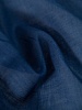 Ткань изо льна Темно-синий арт.129-997