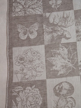 Льняная ткань полотенечная Сезон 3