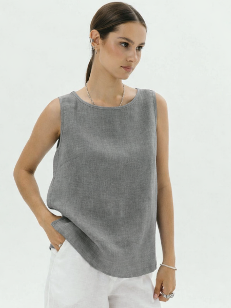 Топ Elle limited grey