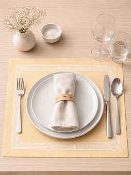 Салфетка льняная Греция цвет 15