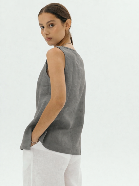 Топ Elle limited grey