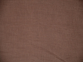 ОСТАТОК меньше метра Умягченная ткань льняная Какао арт.1375