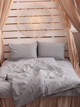 Льняной пододеяльник Жар-птица