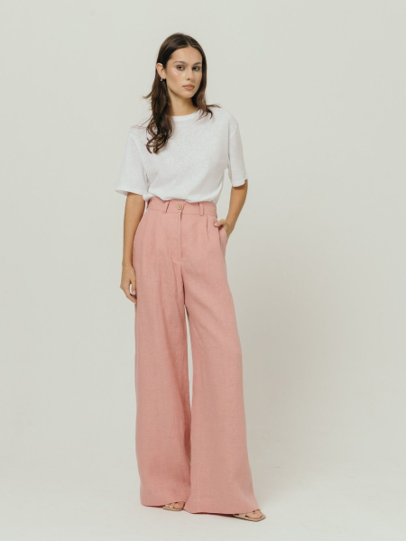 Брюки-палаццо Milan dusty rose