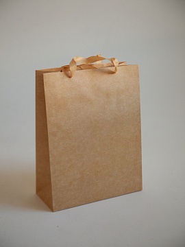 Пакет подарочный Крафтовый 31х40х14