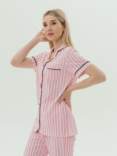 Пижама Snooze limited pink stripe