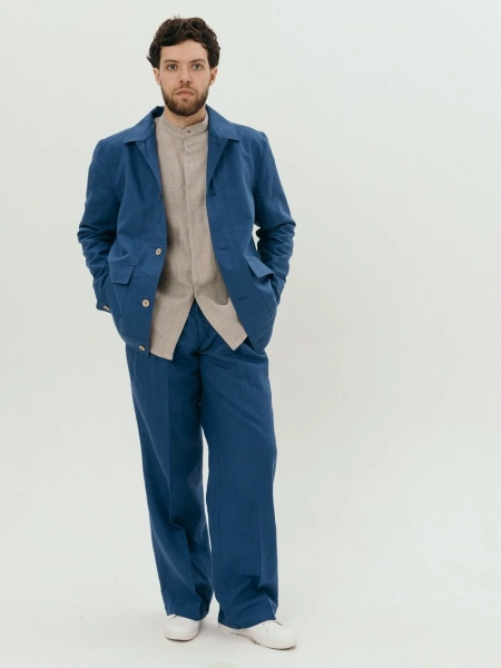 Брюки Wide limited blue