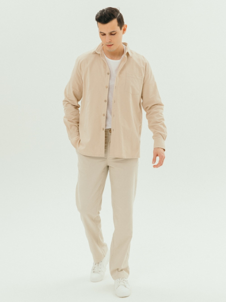 Рубашка flannel Mont Blanc natural