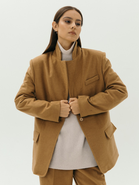 Жакет wool Parisian limited mustard