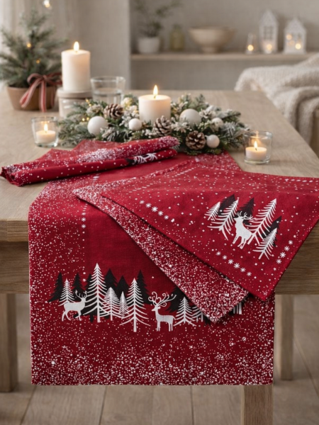 Комплект столовый Снежность