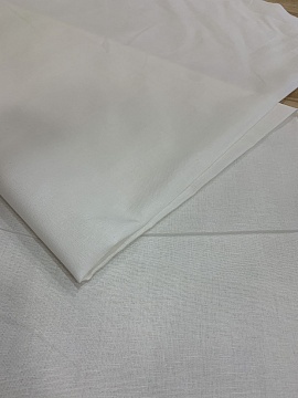 Ткань полульняная Белая 220см арт.175