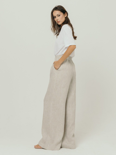 Брюки-палаццо Milan natural