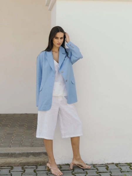 Шорты-бермуды Parisian white