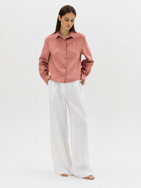 Рубашка flannel Vivid dusty rose 