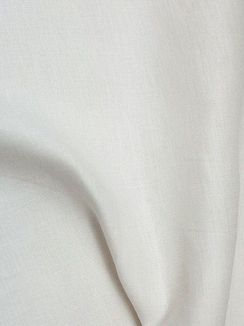 ОСТАТОК меньше метра Ткань изо льна Белая арт.001В