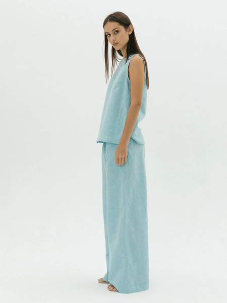 Топ Elle limited turquoise melange