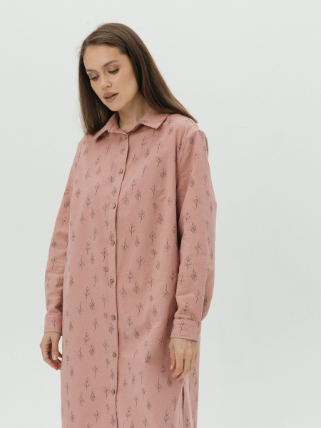 Платье-рубашка flannel Fresh limited rose trees
