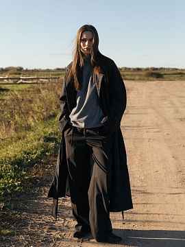 Брюки wool Classy black