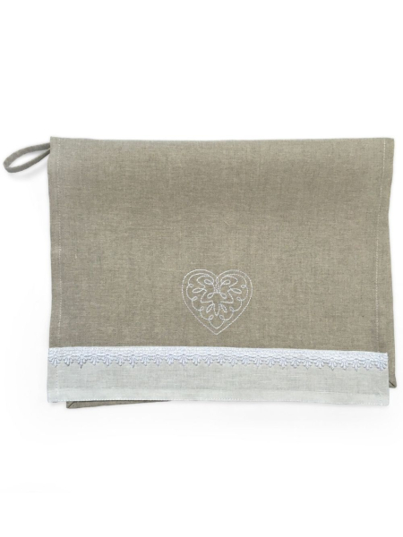 Полотенце льняное Нежность