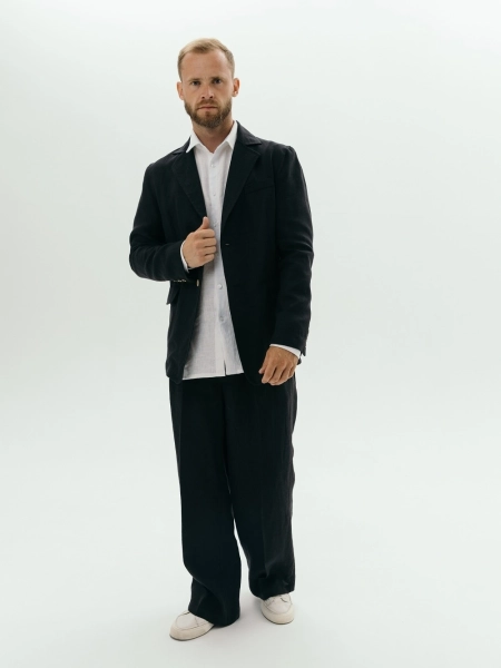 Брюки Wide black